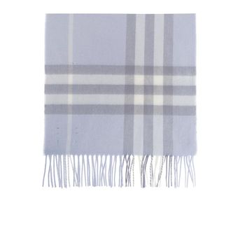 Burberry Winter Scarves, unisex, Blue, Size: ONE SIZE Cashmere scarf