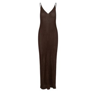 Gestuz Gzsilvi Singlet Dress - Dames - Kleedjes - Bruin - M - Kleedjes