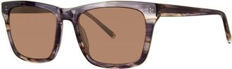 Paradigm Keaton Sun Steam Horn Mens Sunglasses Purple Size 54