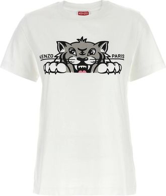 Kenzo Dames, Tops, Wit, Maat: XS Katoen