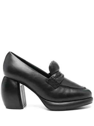 Martine Rose x Clarks 85mm loafer-style pumps - women - Leather - 6.5 - Black