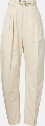 Sportmax Idoneo cotton gabardine wide-leg pants