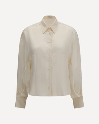 Brunello Cucinelli Silk Shirt Female M