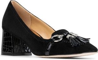 Donald J Pliner Nancie Leather Tassel Pump in Black at Nordstrom, Size 8.5