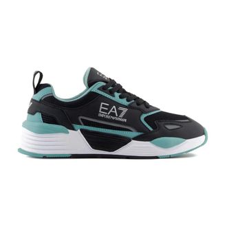 Emporio Armani Low Top Sneakers - Heren - Sneakers - Zwart - 43 1/3 EU - Schoenen