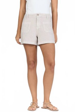 Dear John Denim Carlise High Rise Patch Pocket Short In Stone