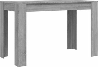 vidaXL Vidaxl - Mesa De Comedor Madera De Ingenier&iacute;a Sonoma Gris 120x60x76 Cm