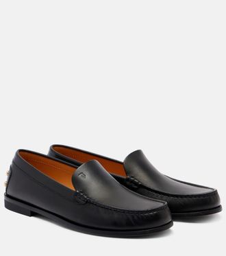 Tod's Studded leather loafers