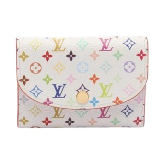 Louis Vuitton Pre-owned Wallets, female, White, Size: ONE SIZE Pre-owned Portemonnaie Rosalie Monogram Multicolor Coin Case