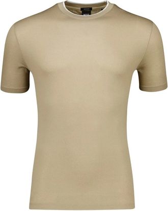 HUGO BOSS Tops, Heren, Beige, XL, Beige T-shirt