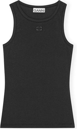 Ganni Mujer, Camisetas, Negro, Talla: S