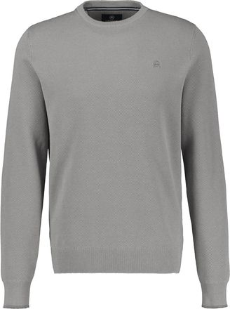 Lerros Sweatshirt LERROS Sweatshirt in sportlicher 2-Tone-Optik, Herren, Gr. 4XL, basalt grau, 100% Baumwolle, Sweatshirts Sweatshirt