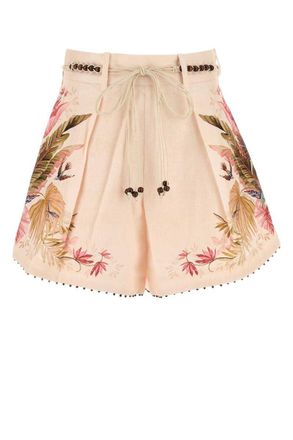 Zimmermann Ascension Linen Shorts