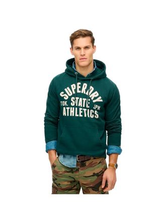 Superdry heren sweatshirt met essenti&euml;le sportkleding