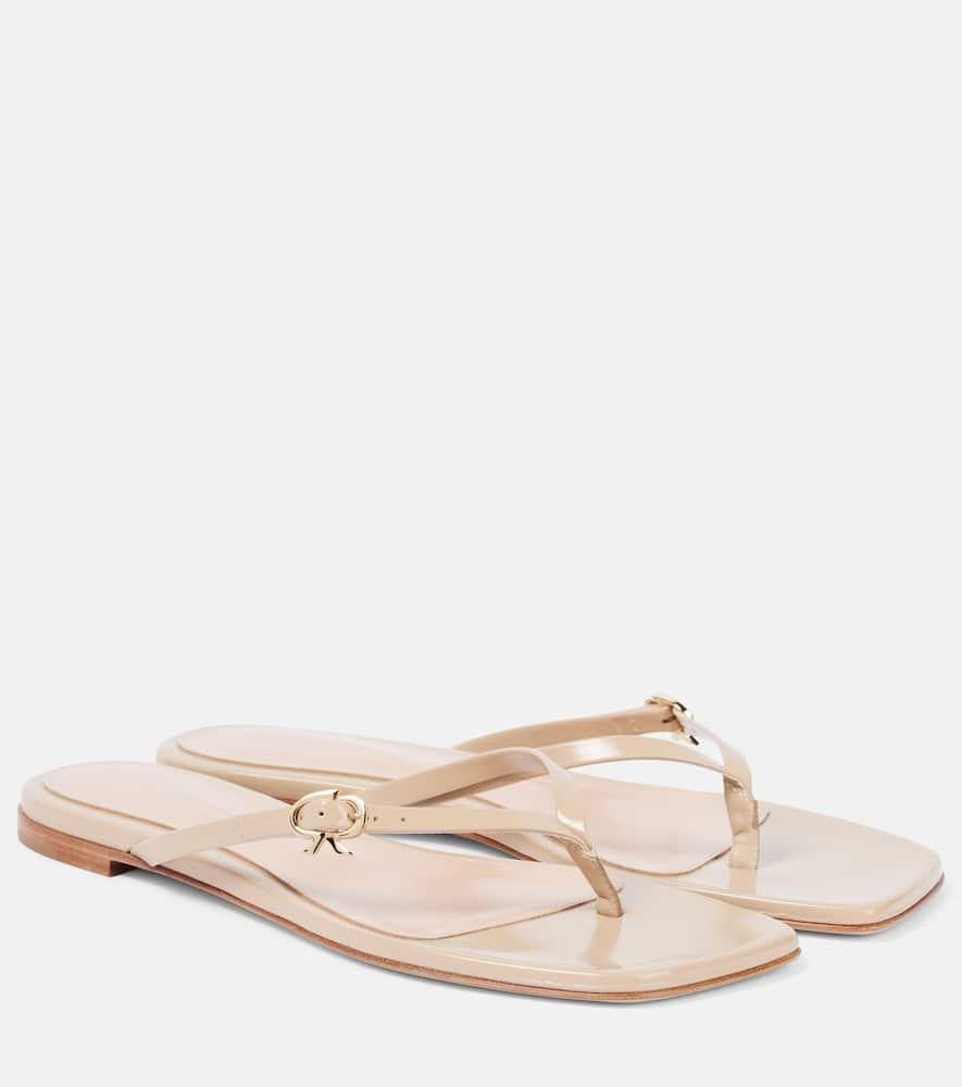 Gianvito Rossi Amalfi Leather Flat Sandals from $644.00 - on
