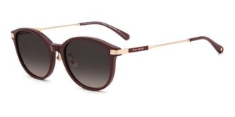 Kate Spade New York KS Karlyn 2/F/S Asian Fit 6K3/HA Womens Sunglasses Burgundy Size 54