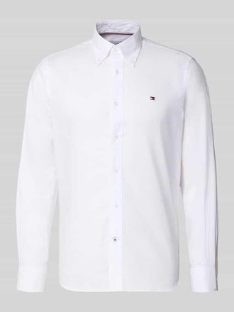 Tommy Hilfiger Regular Fit Freizeithemd aus reiner Baumwolle in Weiss, Gr&ouml;&szlig;e 39