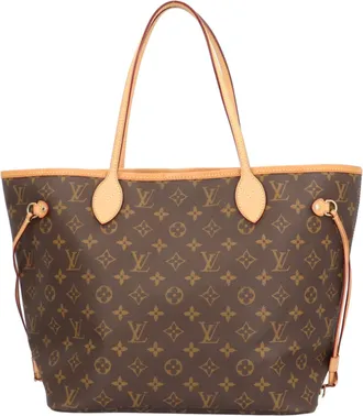 Louis Vuitton Brown Monogram Canvas Tote Bag (Pre-Owned)