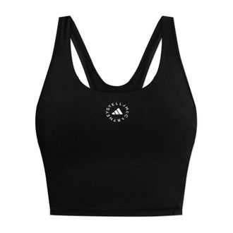 adidas Adidas by Stella McCartney, Sleeveless Training Tops, female, Black, Size: XS Training top