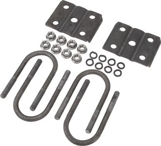 OEM Juego De Pernos En U Para Remolques, Fabricados En Aleaci&oacute;n De Acero Galvanizado En Caliente, Para Ejes Redondos Con Un Di&aacute;metro De 60 Mm (2 3/8 Pulga