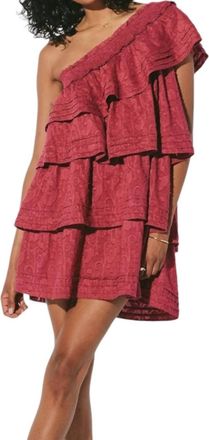 Cleobella Cosette Mini Dress In Berry