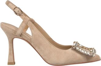 Alma En Pena Broche hak schoen - Dames - Pumps - Beige - 37 EU - Schoenen