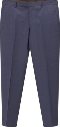 Windsor Broeken, Heren, Blauw, S, Wol, Kostuumbroek