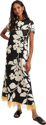 La DoubleJ Swing Dress - Dames - Maxi kleedjes - Zwart - M - Kleedjes