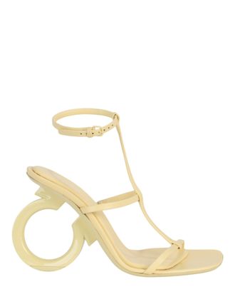 Ferragamo Elina X5 Gancini Logo Heels