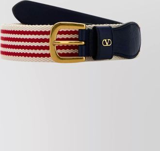Valentino Garavani embroidered fabric belt