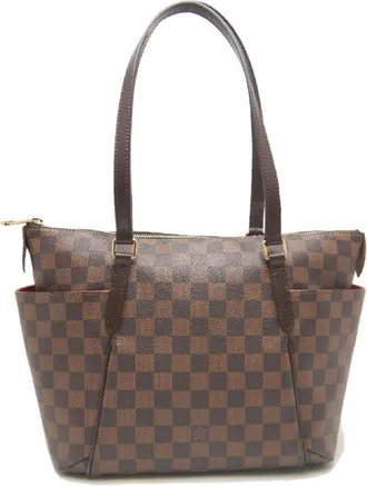 Louis Vuitton Damier Canvas Ebene Damier Canvas Tote Bag (Pre-Owned)