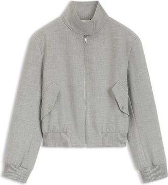 BOSS Regular-fit blazer in stretch twill