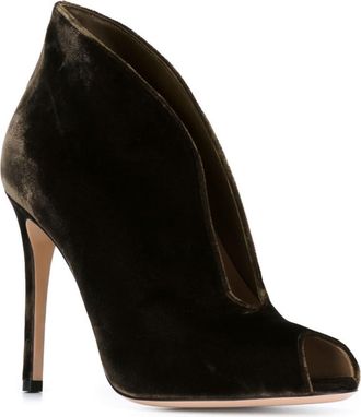 Generic Womens Soft Velvet High Heel Ankle Booties, Sexy Open Toe Stiletto High Heel Slip-On Ankle Boots, Elegant Wedding Dress Shoes for Party Daily Office E