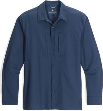 Royal Robbins Expedition III Button-Up Shirt in Deep Blue at Nordstrom, Size Xx-Large
