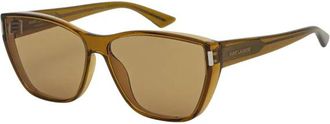 Saint Laurent Zonnebrillen - Dames - Zonnebrillen - Bruin - 63 MM - Accessoires