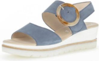 Gabor Sandalen - Dames - Schoenen - Blauw - Maat: 38 EU