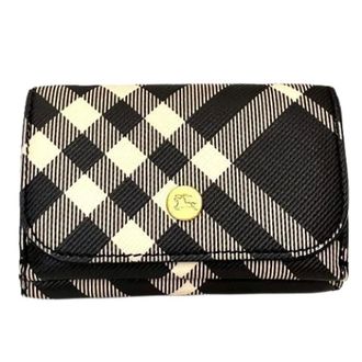 Burberry Pre-owned Wallets, male, Multicolor, Size: ONE SIZE Pre-owned Leather Trifold Wallet