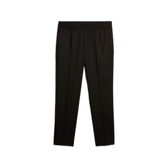 Golden Goose Logo-plaque Virgin Wool Trousers