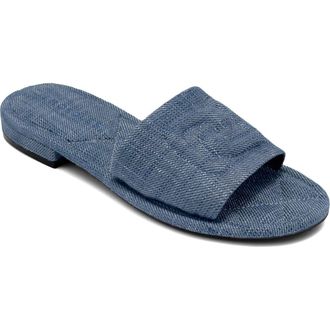 Aerosoles Jilda Slide Sandal in Blue Denim at Nordstrom, Size 8.5