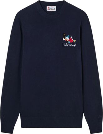MC2 Saint Barth Maglione leggero Heron Light Embry girocollo - - Knitwear - Uomo - Blu - L