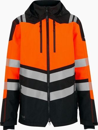 Regatta Womens Regatta Professional Mens High-Vis Waterproof Jacket - Black/Multi - Size: 22/20
