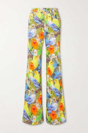 Loewe High-rise Printed Flared Jeans - Arancione