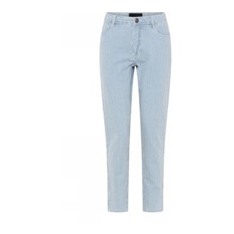 C.Ro Suzanne Stripe Stylish Top - female - C.Ro - Slim-fit Trousers - Blue - L - Trousers
