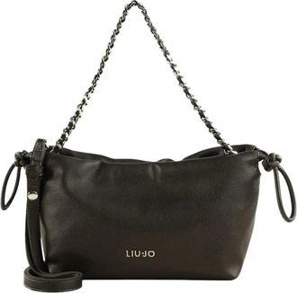 Liu Jo Stilly Schoudertas - Dames - Schoudertassen - Zwart - ONE Size - Polyester - Tassen