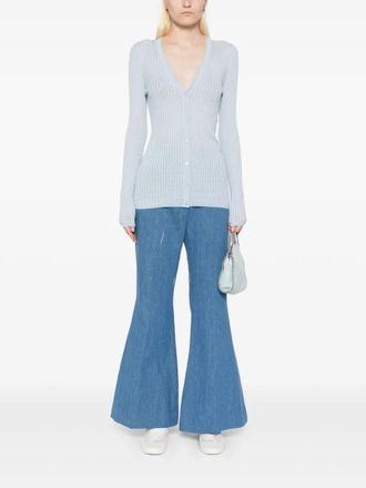 Gabriela Hearst Blauwe Uitlopende Marsh Broek