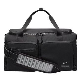 Nike 31L Small Utility Power Training Canvas Bag Black Enigma Stone CK2795-010