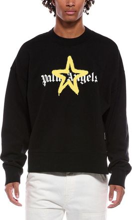Palm Angels Star Sprayed Crewneck Sweatshirt