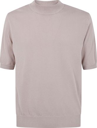 Zanone Turtle Neck Short Sleeves Sweater