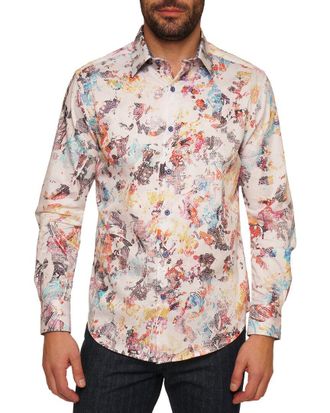 Robert Graham Splash Of Color Woven Shirt