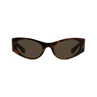 Loewe Signature Sunglasses - female - Loewe - Sunglasses - Brown - 53 MM - Accessories